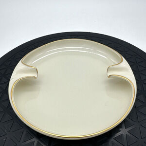 Vintage Lenox Porcelain Ashtray With Gold Trim EUC